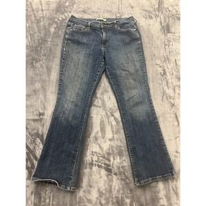 Levi's 515 Bootcut Jeans Womens 33 Blue Medium Wash Denim High Rise Casual Wear‎